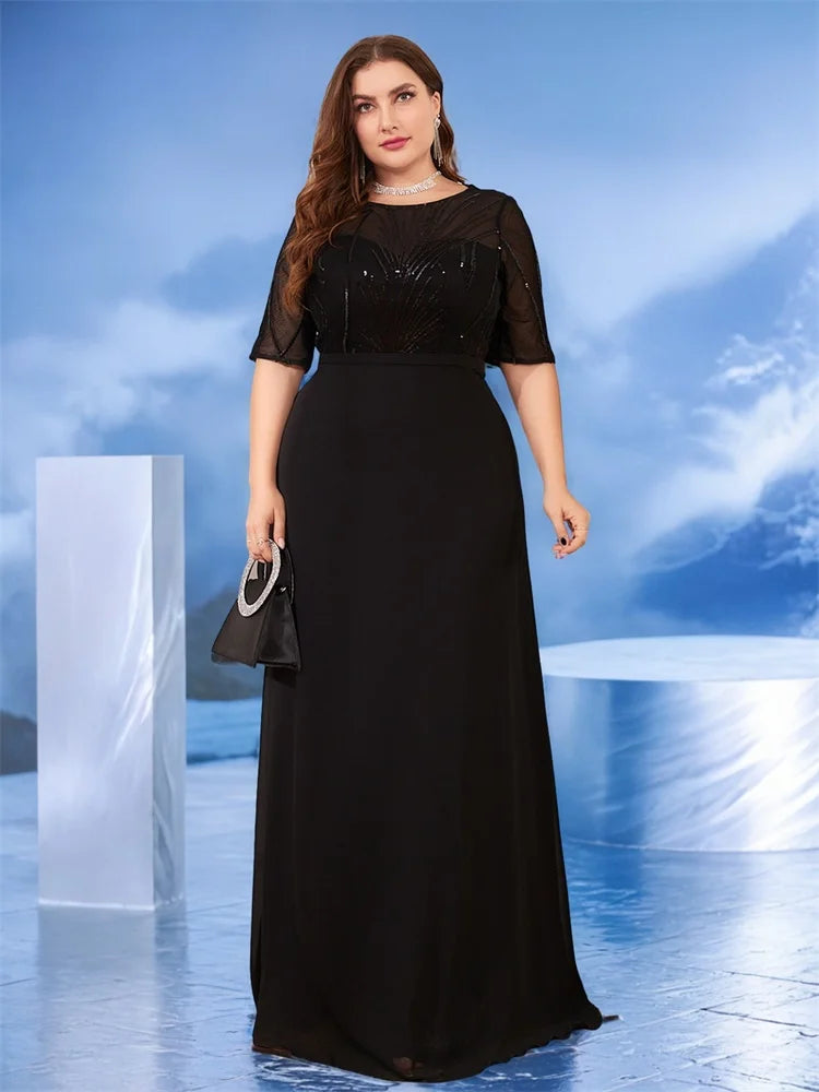 BluePlum Mermaid Sequin Maxi Prom Dress | Blue Plum - Blue Plum
