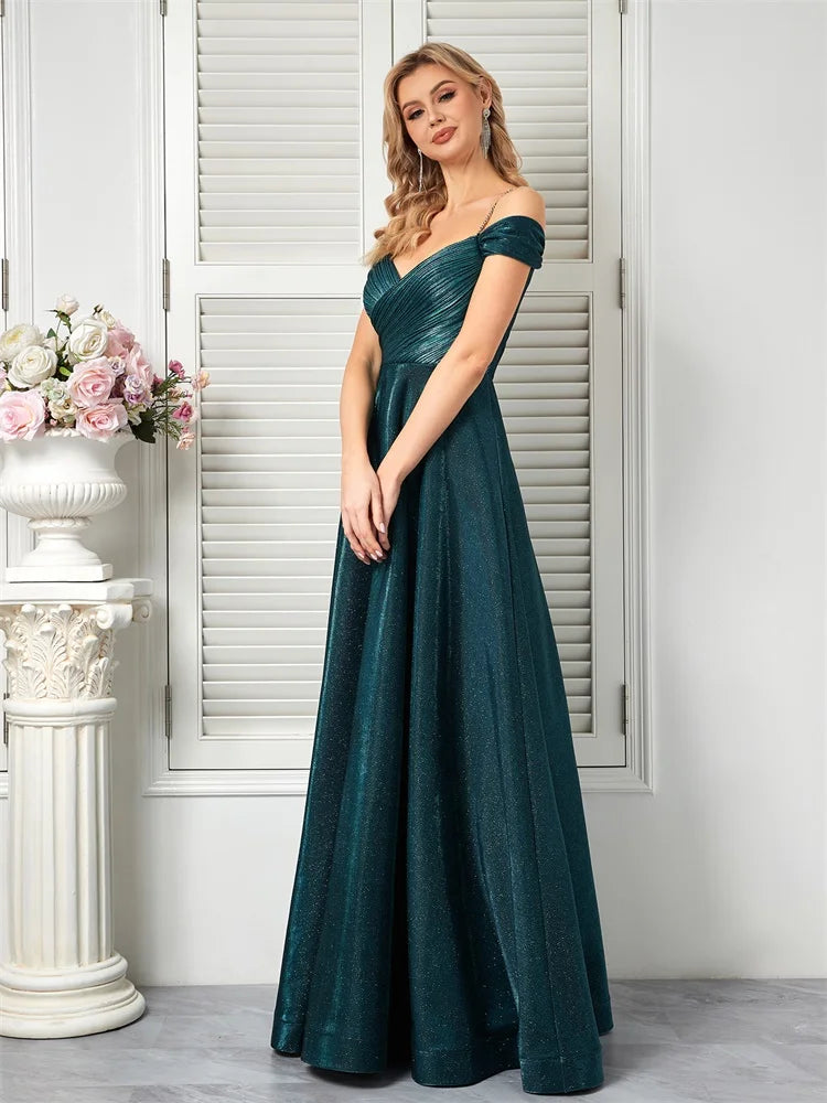 BLUEPLUM Sparkly Halter Evening Dress | Blue Plum - Blue Plum