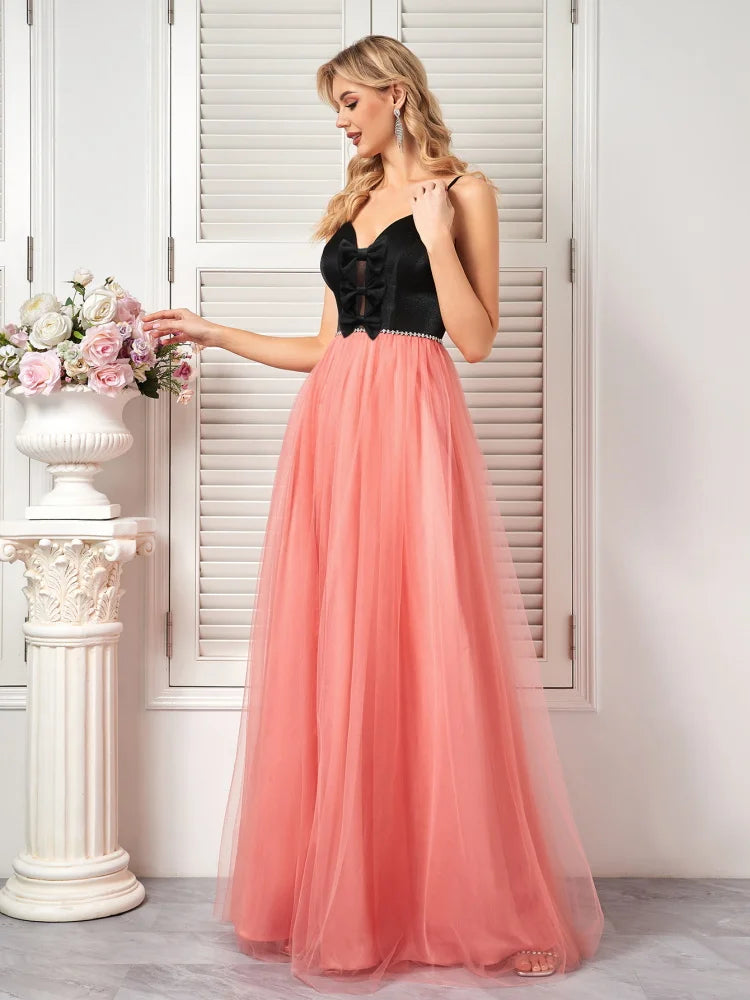 Twilight Elegance: BluePlum Sexy Suspender Evening Dress 2024 | Blue Plum - Blue Plum