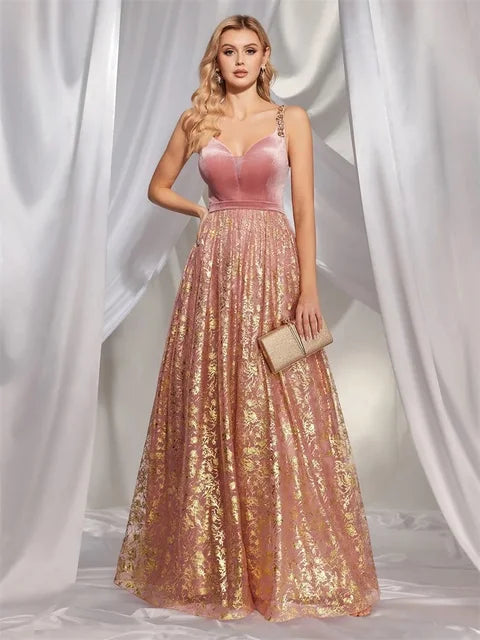 BluePlum Luxury Backless Evening Gown | Blue Plum - Blue Plum