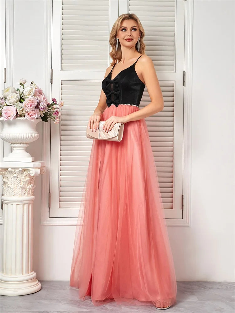 Twilight Elegance: BluePlum Sexy Suspender Evening Dress 2024 | Blue Plum - Blue Plum