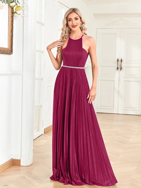 BluePlum Elegant Green Prom Dresses 2025 Elegant Women Party Night Formal Long Evening Dress Shining Vestidos Robe De Soiree | Blue Plum - Blue Plum