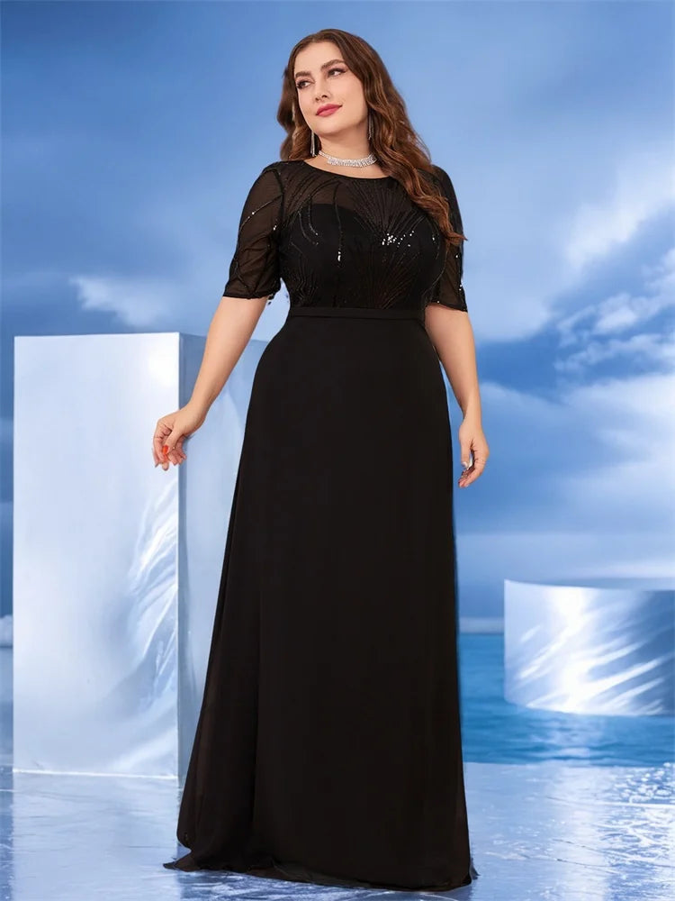 BluePlum Mermaid Sequin Maxi Prom Dress | Blue Plum - Blue Plum