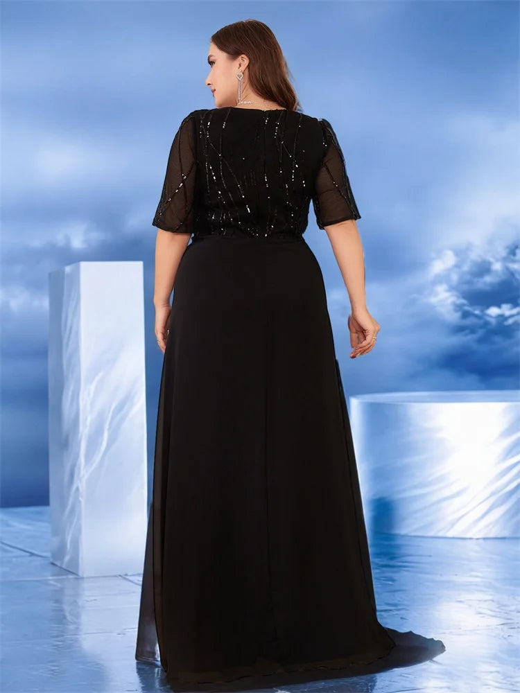 BluePlum Mermaid Sequin Maxi Prom Dress | Blue Plum - Blue Plum